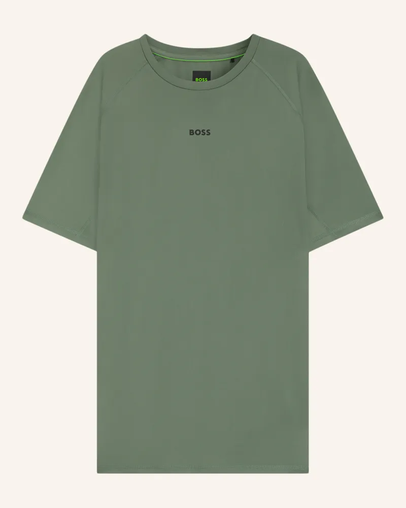 HUGO BOSS T-Shirt TEE ACTIVE 1 Slim Fit Grün