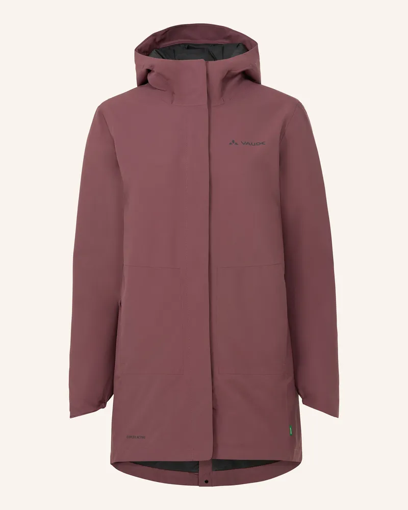 Vaude Radjacke W Cyclist Padded Parka Ii rot Dunkelrot