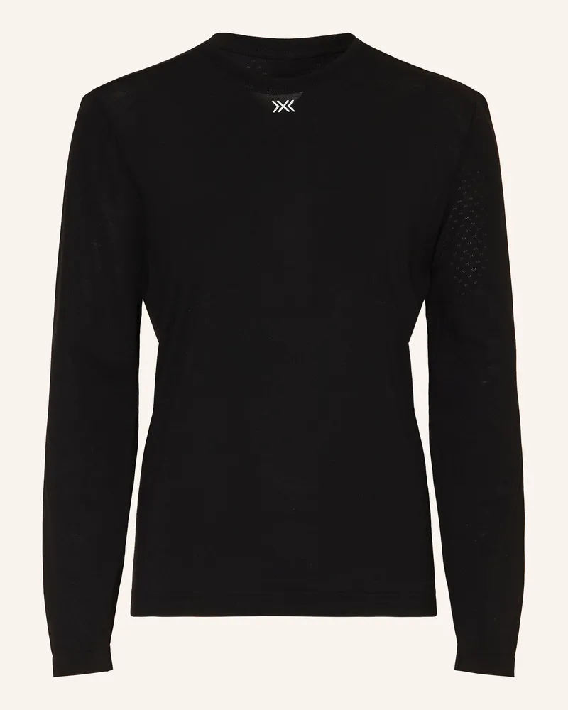 X-Bionic Funktionswäsche-Shirt Mightywool Light schwarz Schwarz