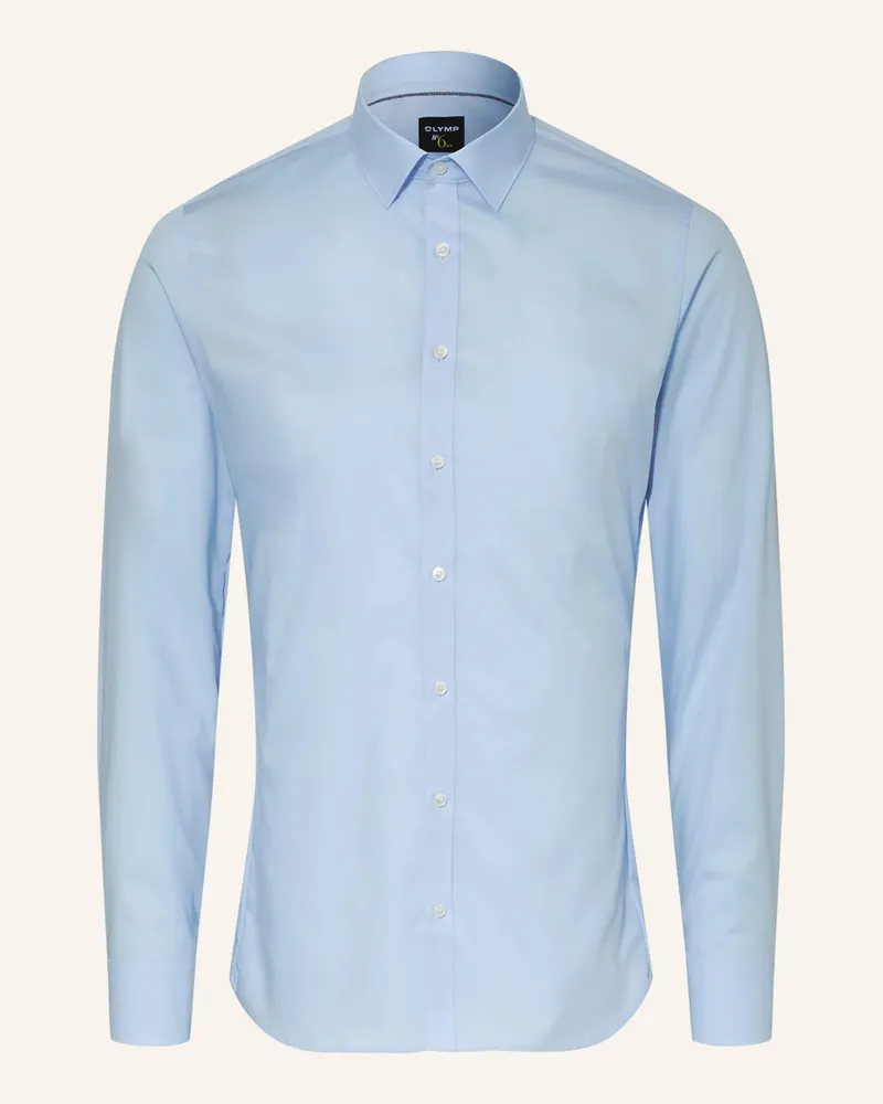 Olymp Hemd No. Six Super Slim blau Hellblau