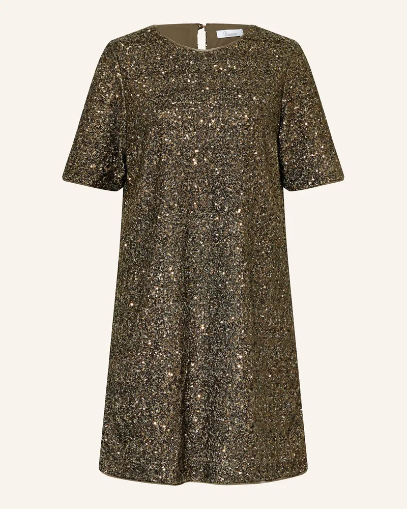 Princess goes Hollywood Cocktailkleid mit Pailletten Khaki