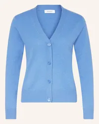 Darling Harbour Strickjacke aus Cashmere Blau