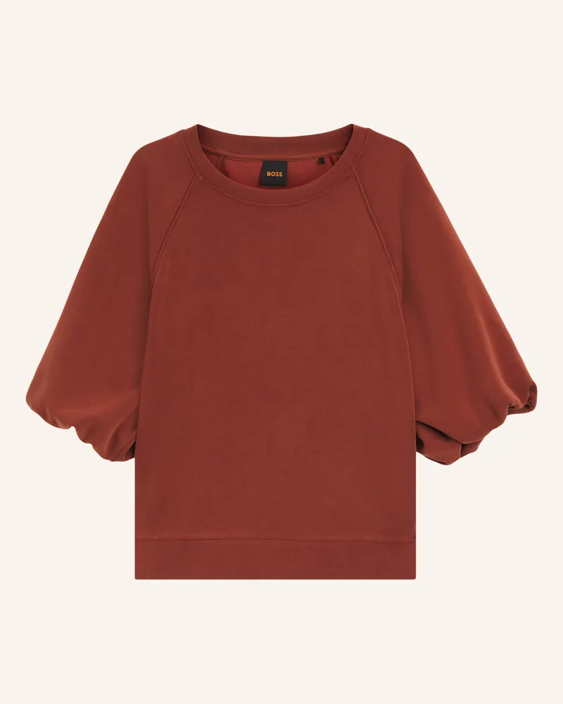 HUGO BOSS Sweatshirt C_ETAMI Oversize Fit Dunkelrot