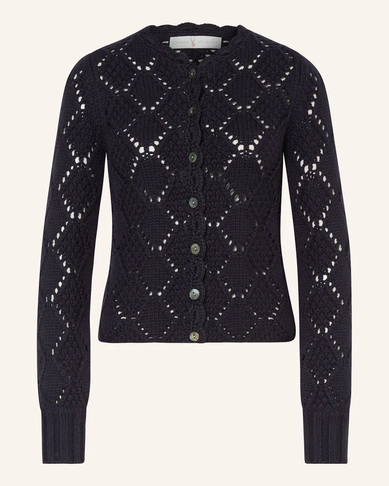 Johann & Johanna Strickjanker blau Dunkelblau