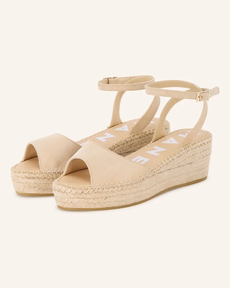 Manebí Wedges beige Beige