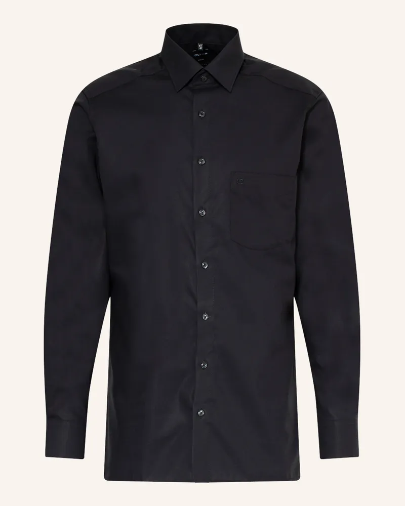Olymp Hemd Luxor Modern Fit schwarz Schwarz