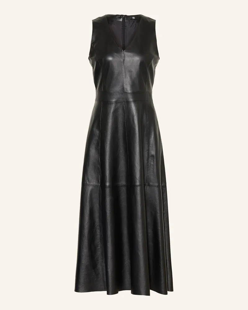 Riani Lederkleid schwarz Schwarz