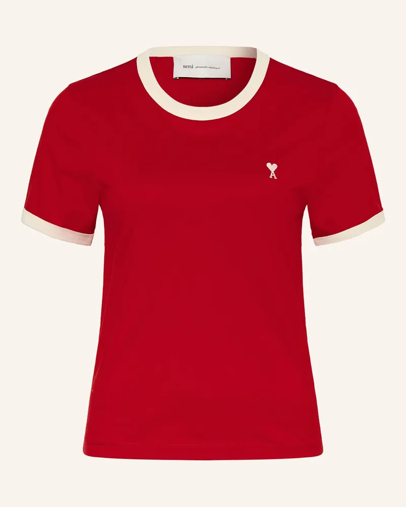 AMI Paris T-Shirt rot Rot