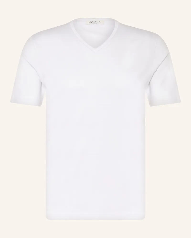 Stefan Brandt T-Shirt weiss Weiss
