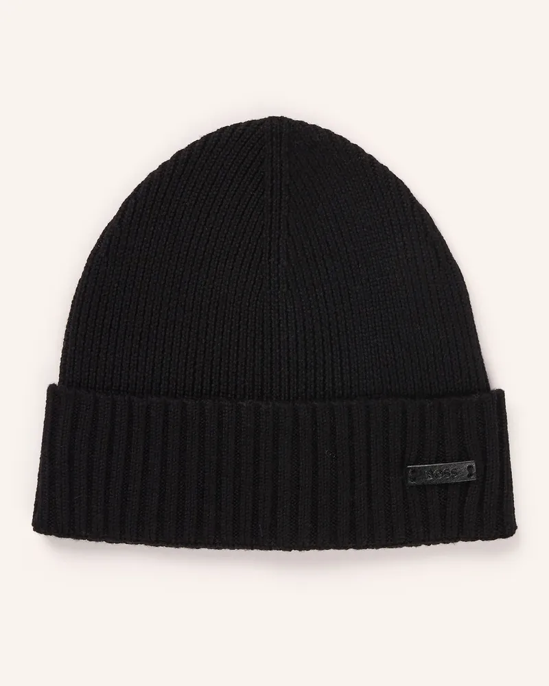 HUGO BOSS Mütze Fati schwarz Schwarz