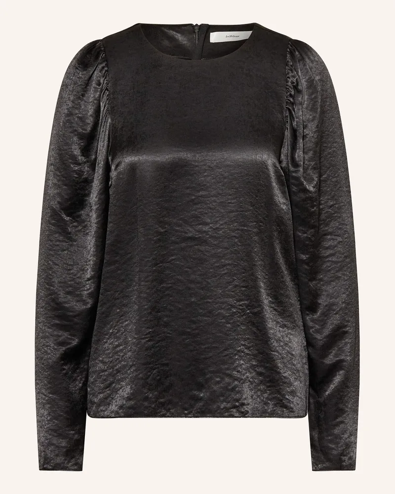 InWear Blusenshirt DIDRAIW aus Satin Schwarz