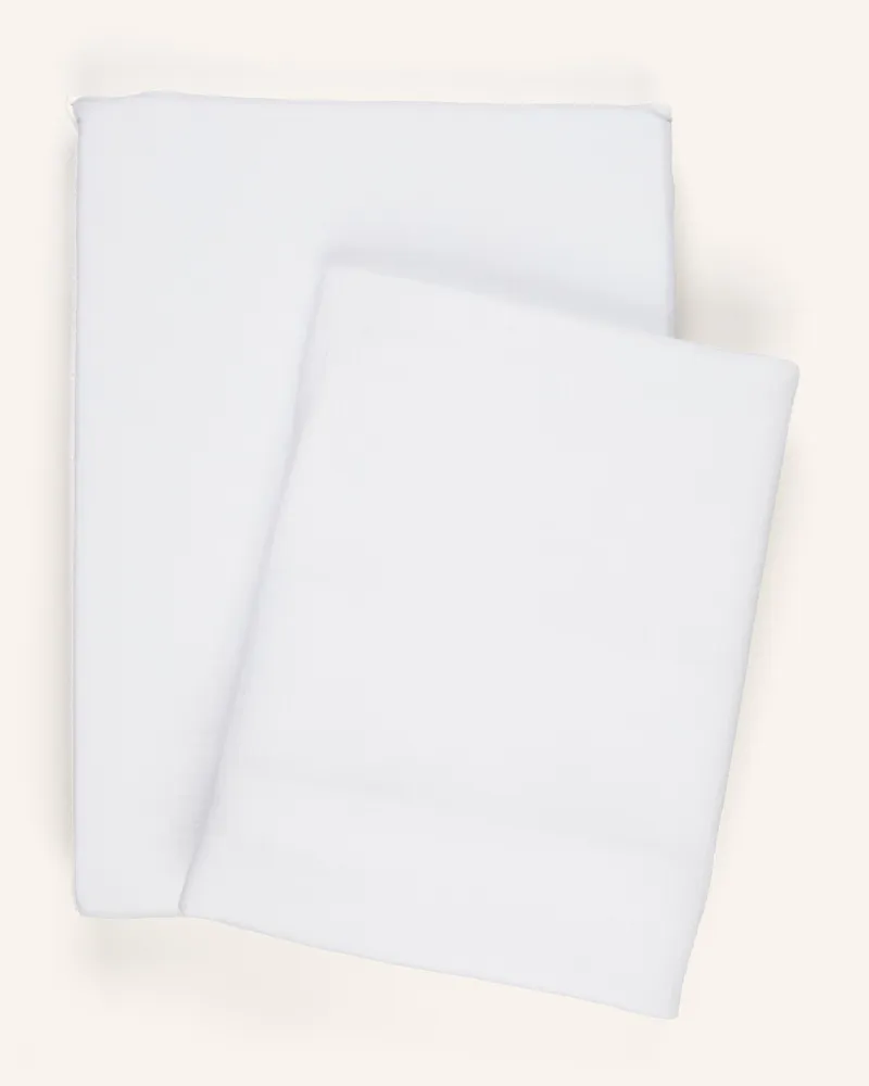 elegante Bettwäsche Smooth weiss Weiss