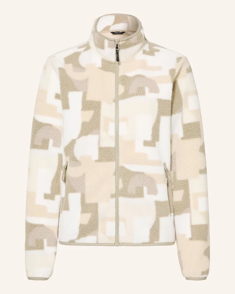 me°ru' Fleecejacke Quimper weiss Creme