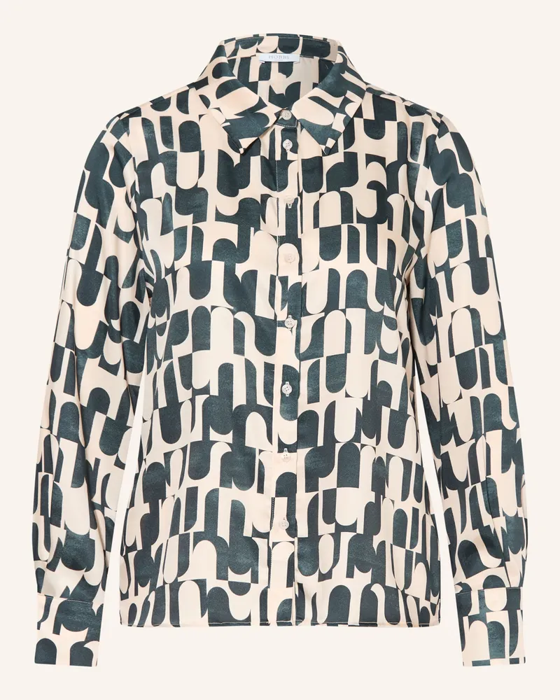 HOBBS London Hemdbluse Velma Aus Satin blau Dunkelblau