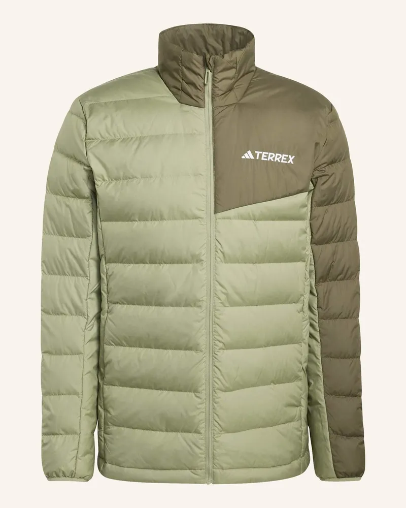 adidas Terrex Multi Light Down Climawarm Jacke gruen Grün