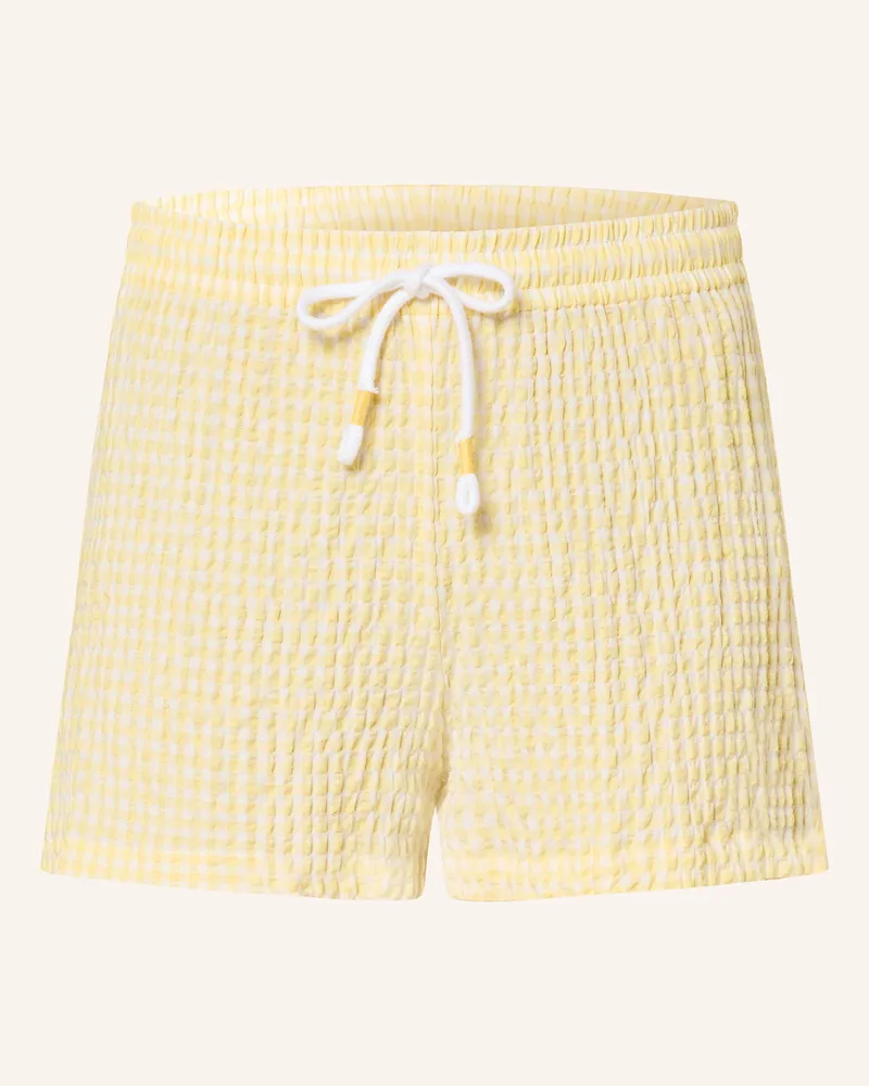 Mey Schlafshorts Serie VICHY DREAM Weiss