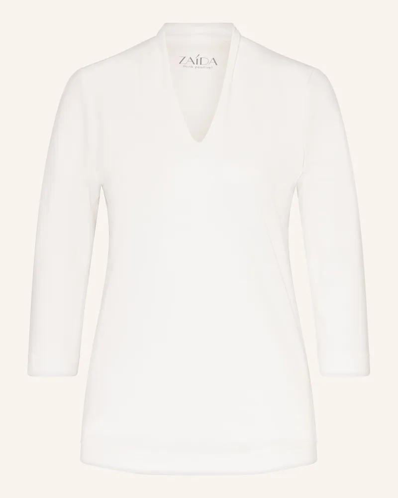 ZAíDA T-Shirt mit 3/4-Arm Weiss