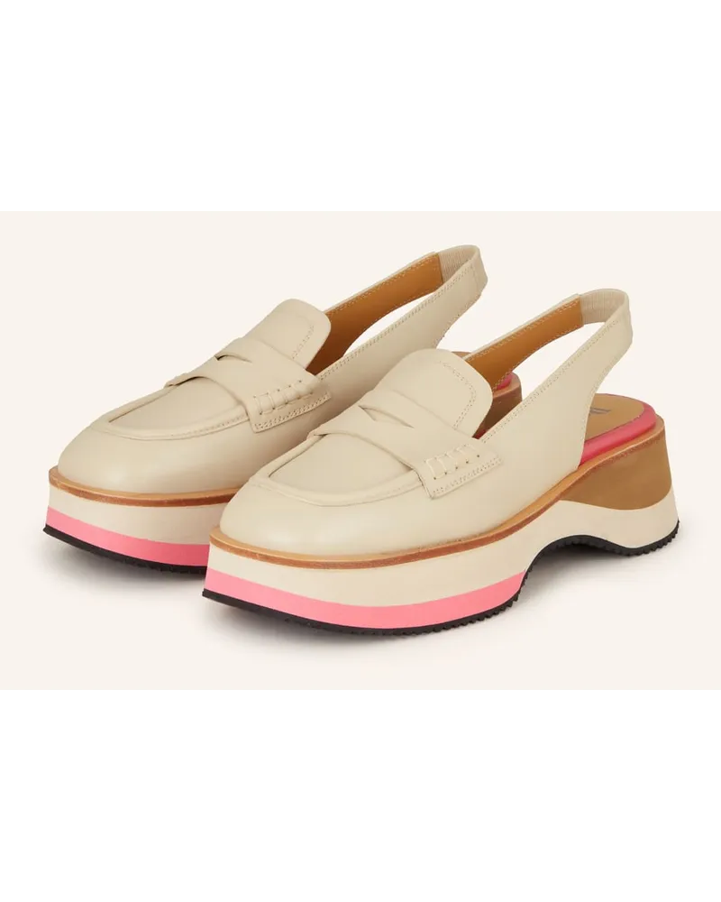 Pertini Penny-Loafer - BEIGE Beige