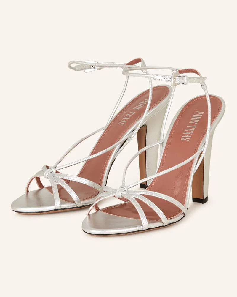 Paris Texas Sandaletten Bianca silber Silber