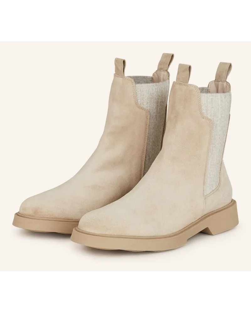 Darling Harbour Chelsea-Boots - BEIGE Beige