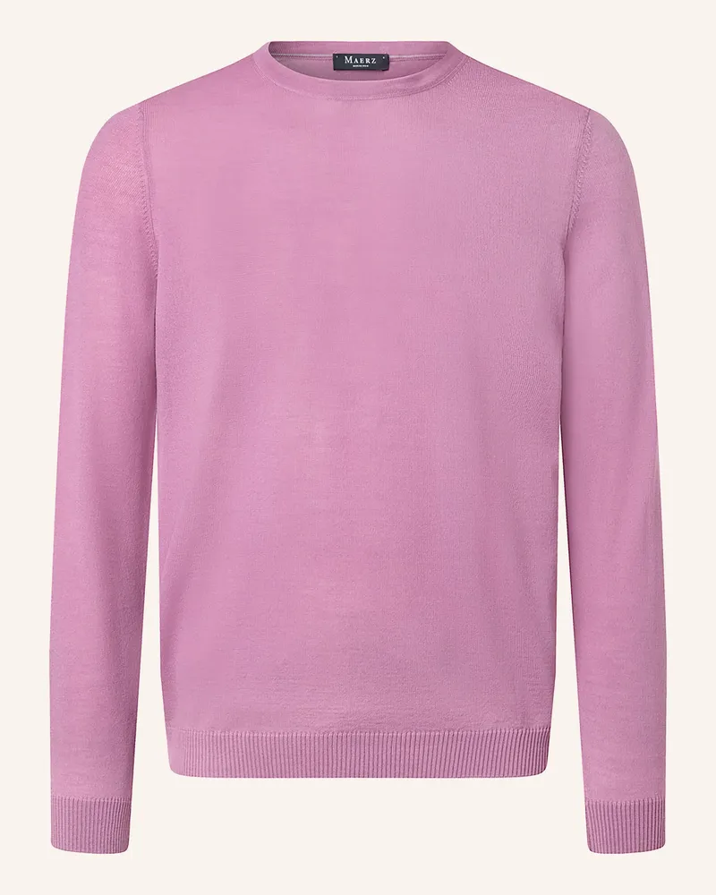 Maerz Pullover Aus Merinowolle lila Lila