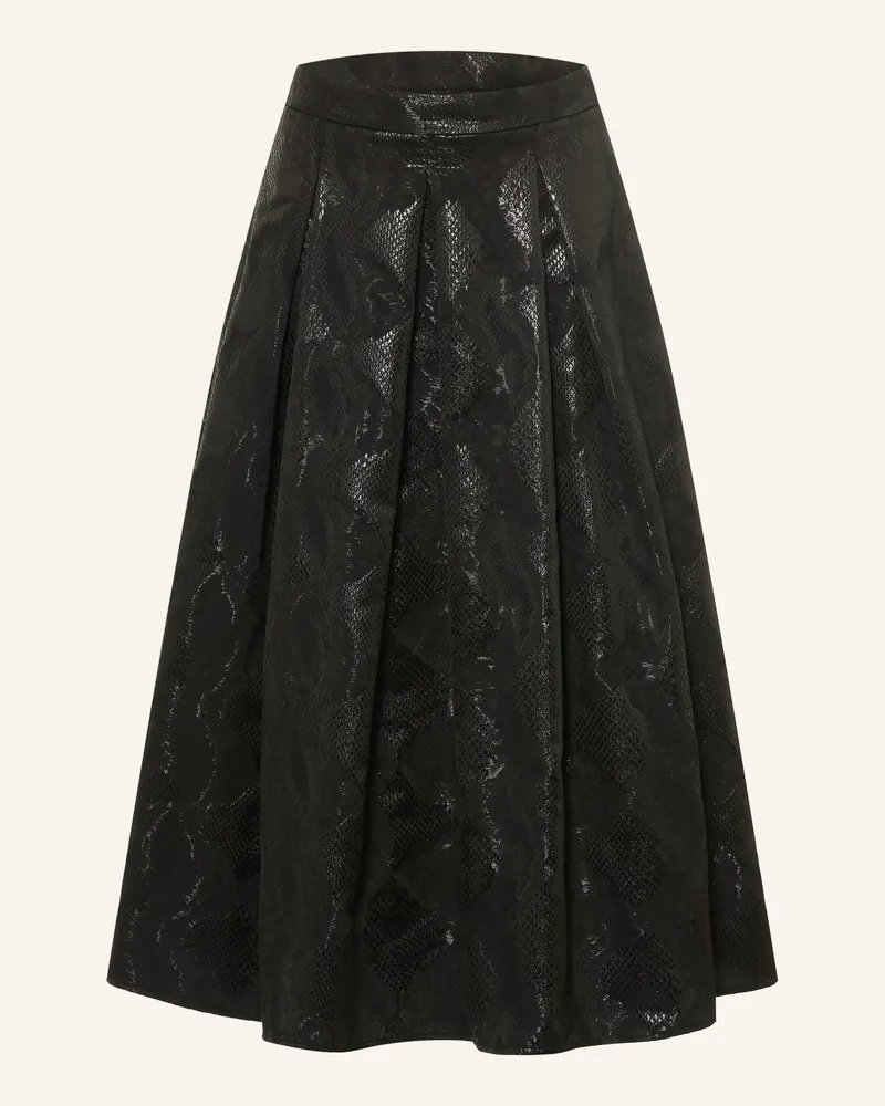 SEM PER LEI Faltenrock Aus Jacquard schwarz Schwarz