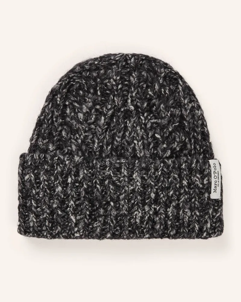 Marc O'Polo Mütze mit Alpaka Dunkelgrau