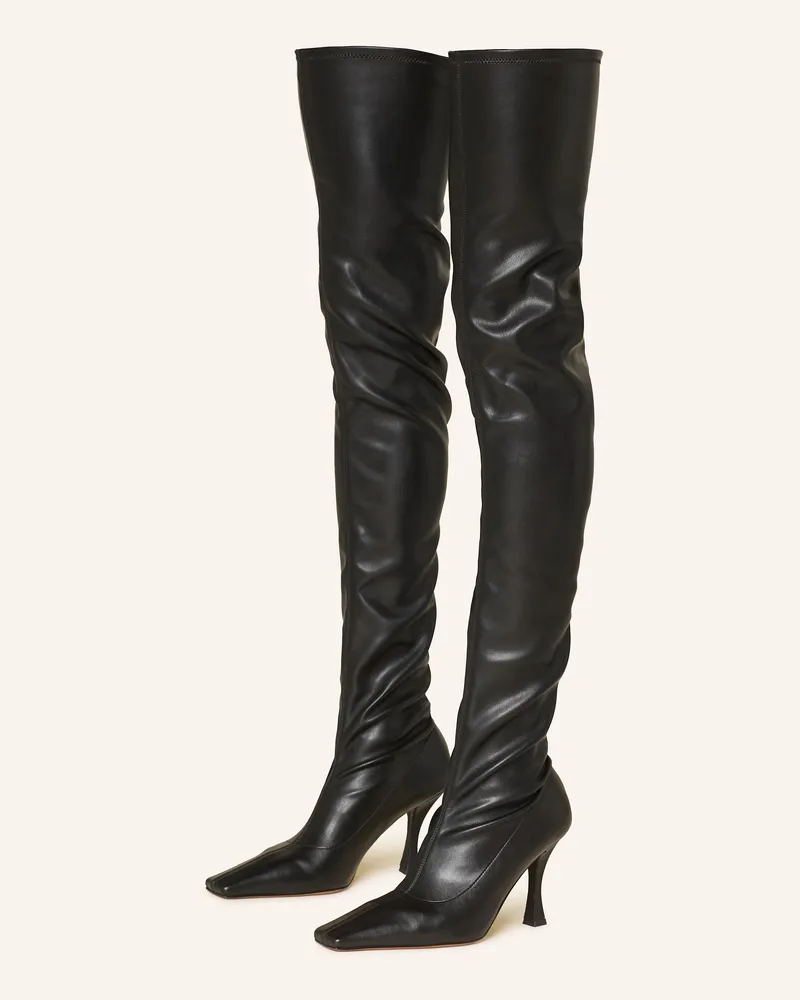 Proenza Schouler Overknee-Stiefel Schwarz