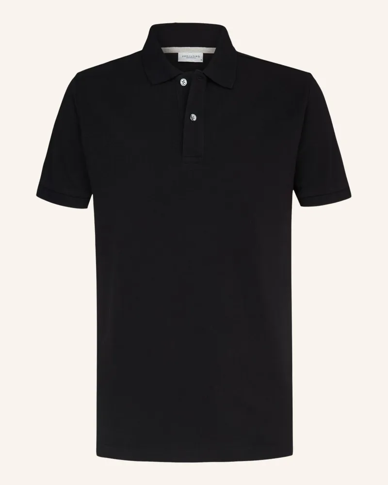 Profuomo Poloshirt Schwarz