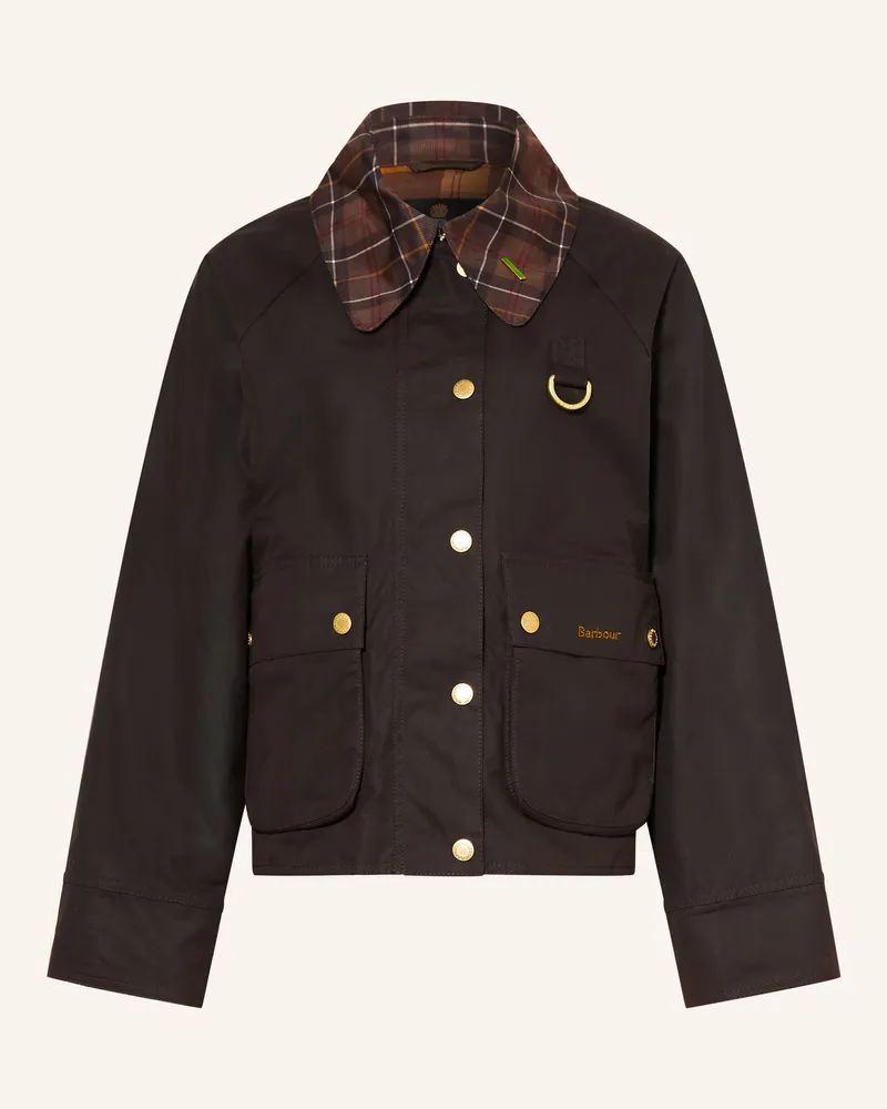 Barbour Jacke Icons Spey braun Dunkelbraun