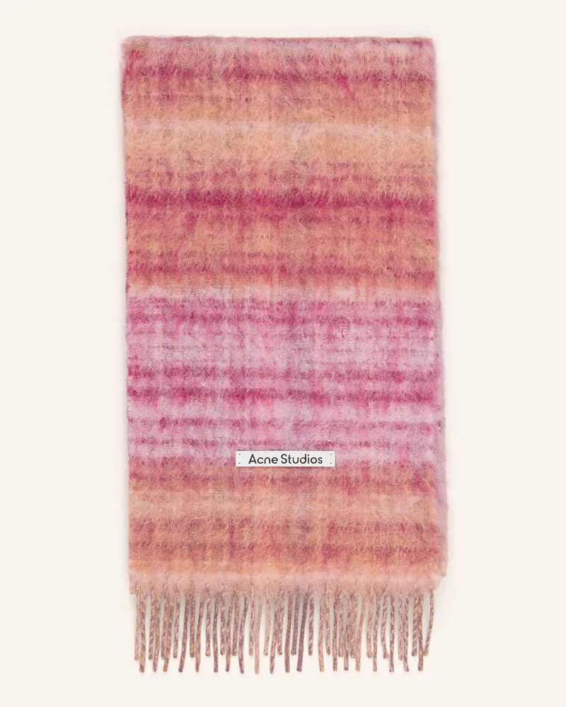 Acne Studios Schal Mit Mohair pink Fuchsia