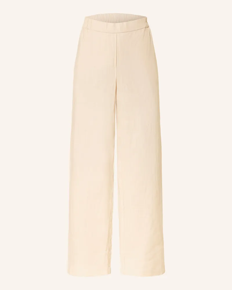 lilienfels Marlenenhose ANTON aus Leinen Beige