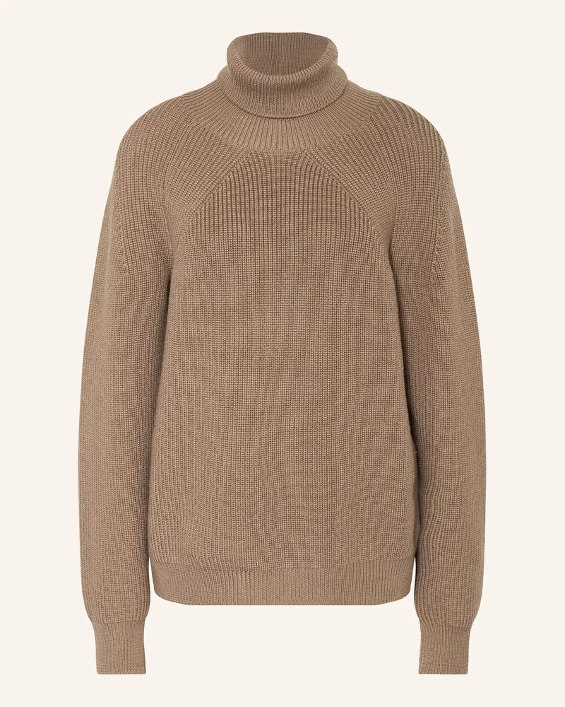 Riani Rollkragenpullover Dunkelbraun