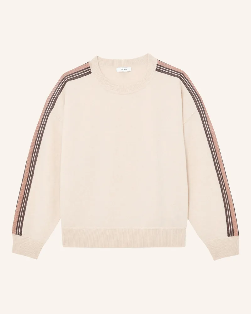 Reiss Pullover Carli Mit Galonstreifen pink Creme