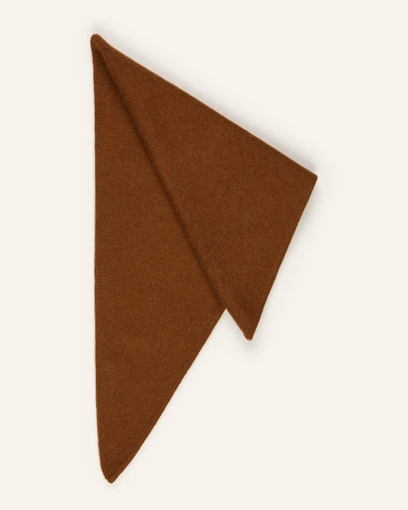Darling Harbour Dreieckstuch Mit Cashmere braun Toffee