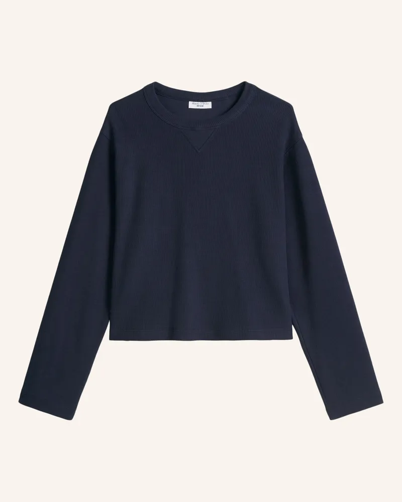 Marc O'Polo Longsleeve blau Dunkelblau