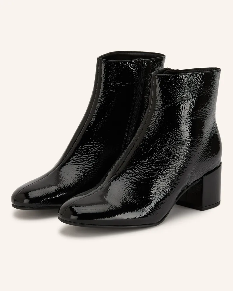 Högl Lackstiefeletten schwarz Schwarz