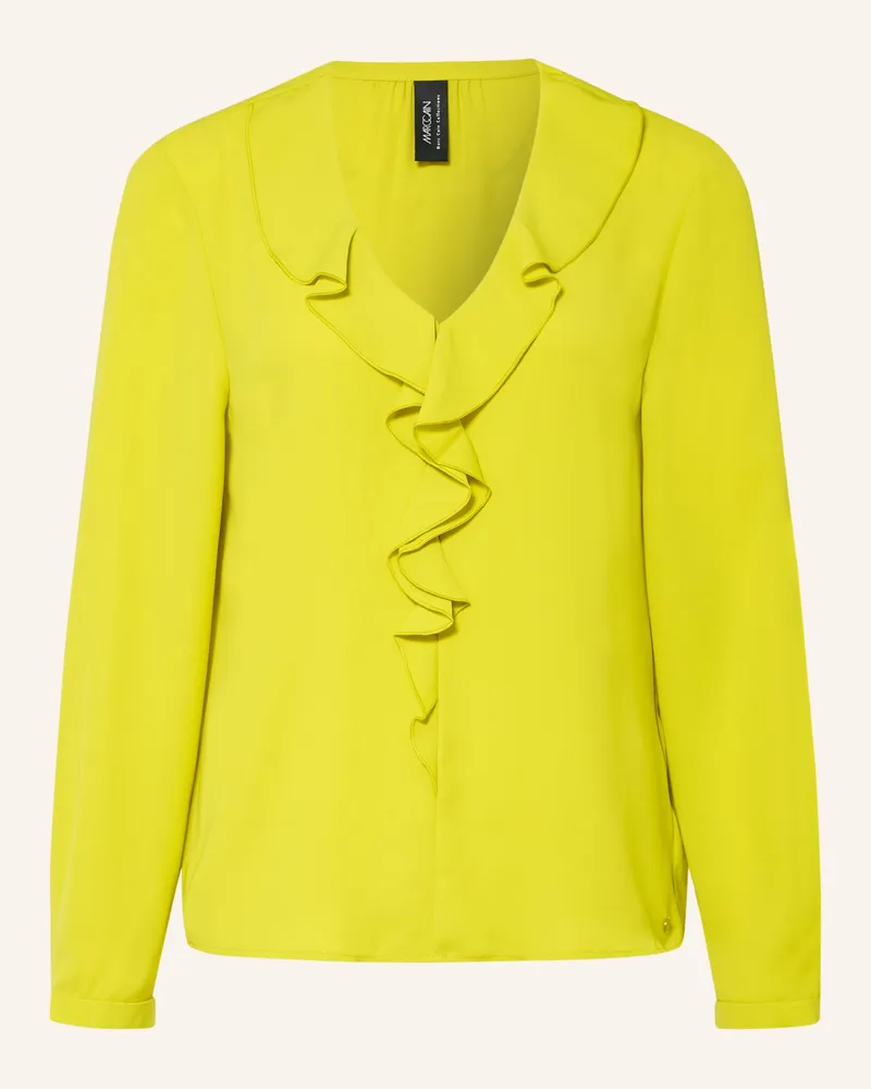 Marc Cain Blusenshirt Mit Volants gruen 513