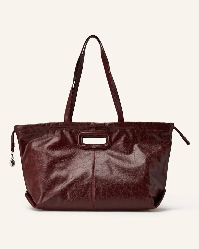 Maje Shopper Dunkelrot