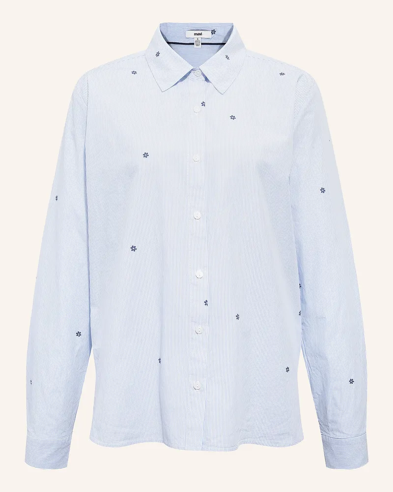 Mavi Jeans Hemdbluse Hellblau