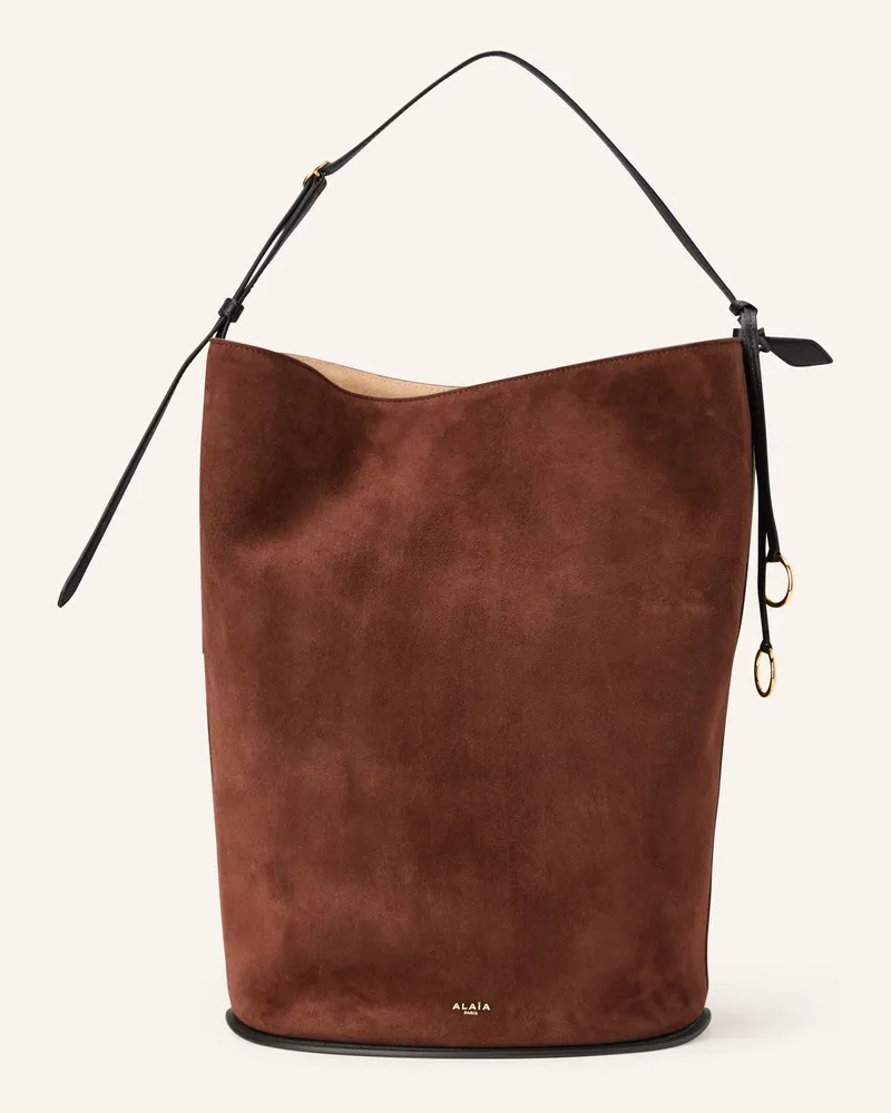 Alaïa Beuteltasche Hip Large Mit Pouch braun Dunkelbraun