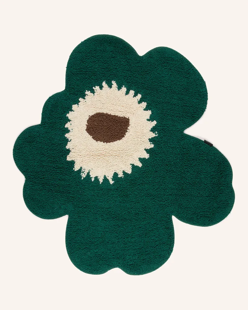 Marimekko Badematte Unikko gruen Dunkelgrün