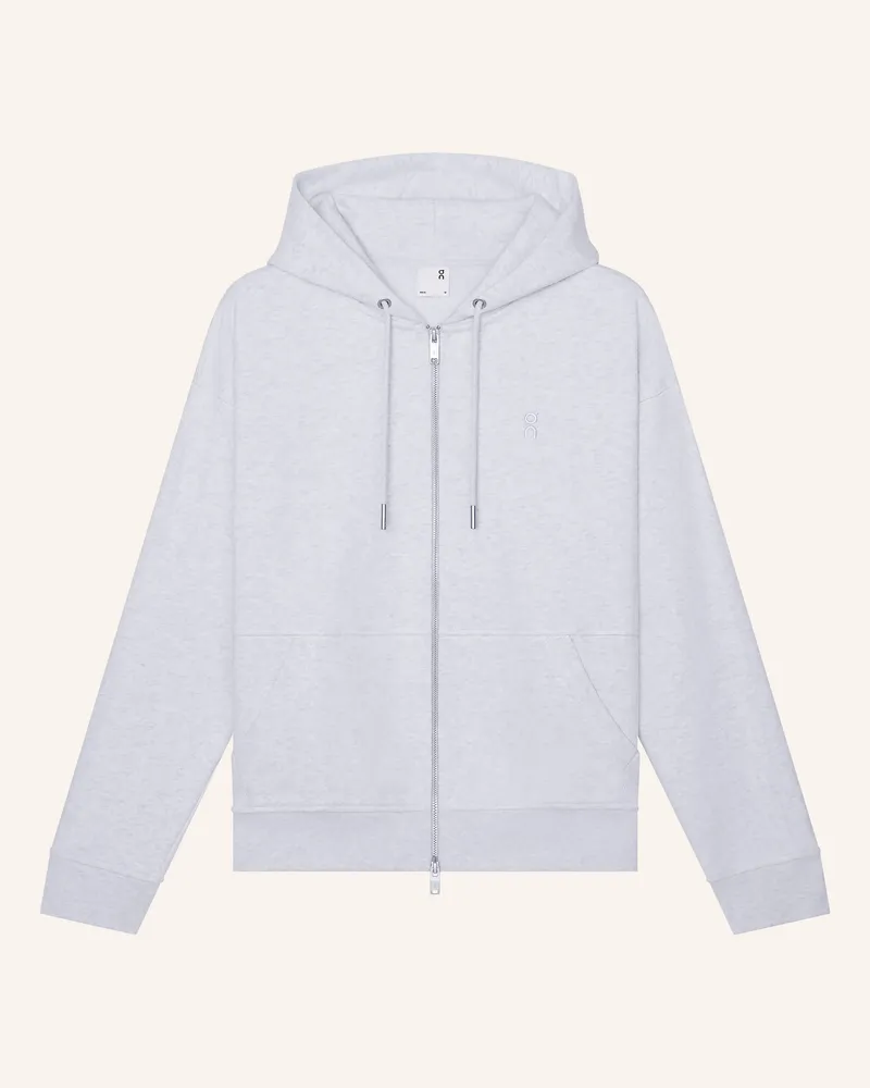 ON Sweatjacke Club Collective grau Hellgrau