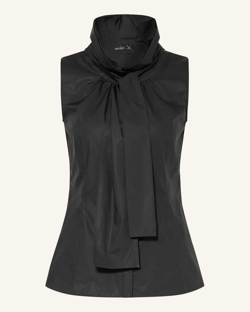 van Laack Blusentop VL-ADRIENN-XX mit abnehmbarer Schluppe Schwarz