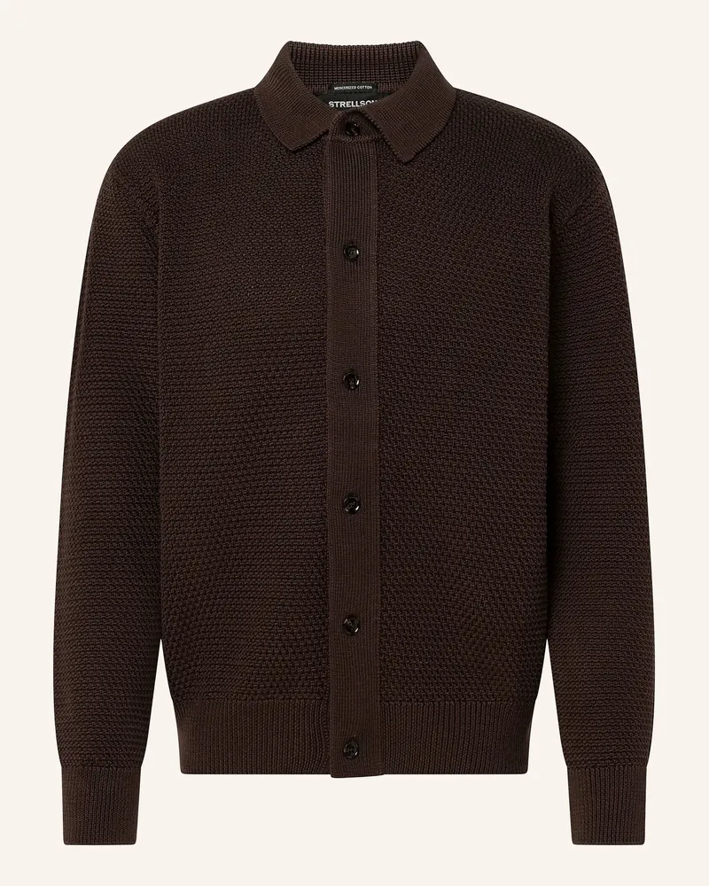 Strellson Strickjacke Adrian braun Dunkelbraun