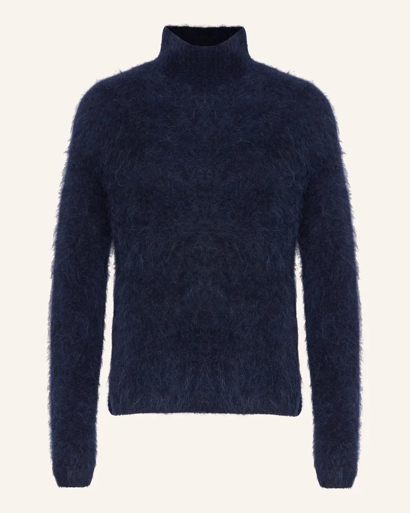 Riani Alpaka-Pullover blau Dunkelblau