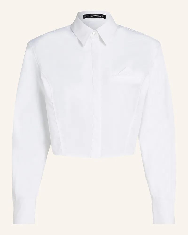 Karl Lagerfeld Bluse Weiss