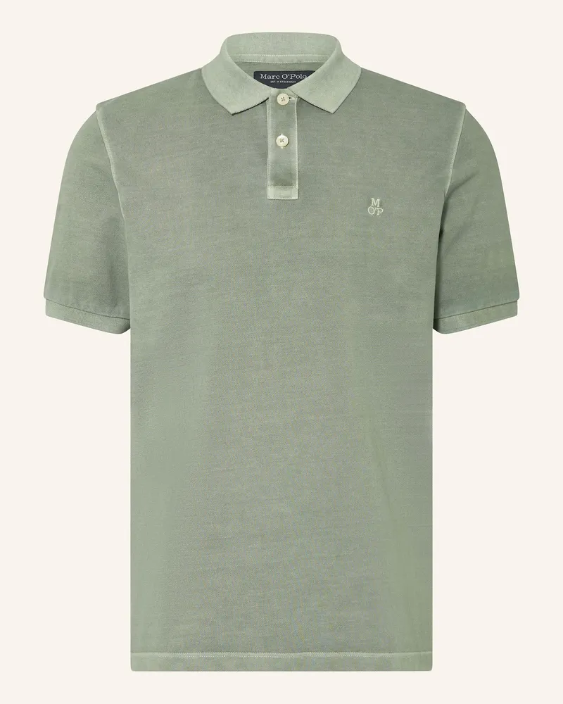 Marc O'Polo Piqué-Poloshirt Dunkelgrün
