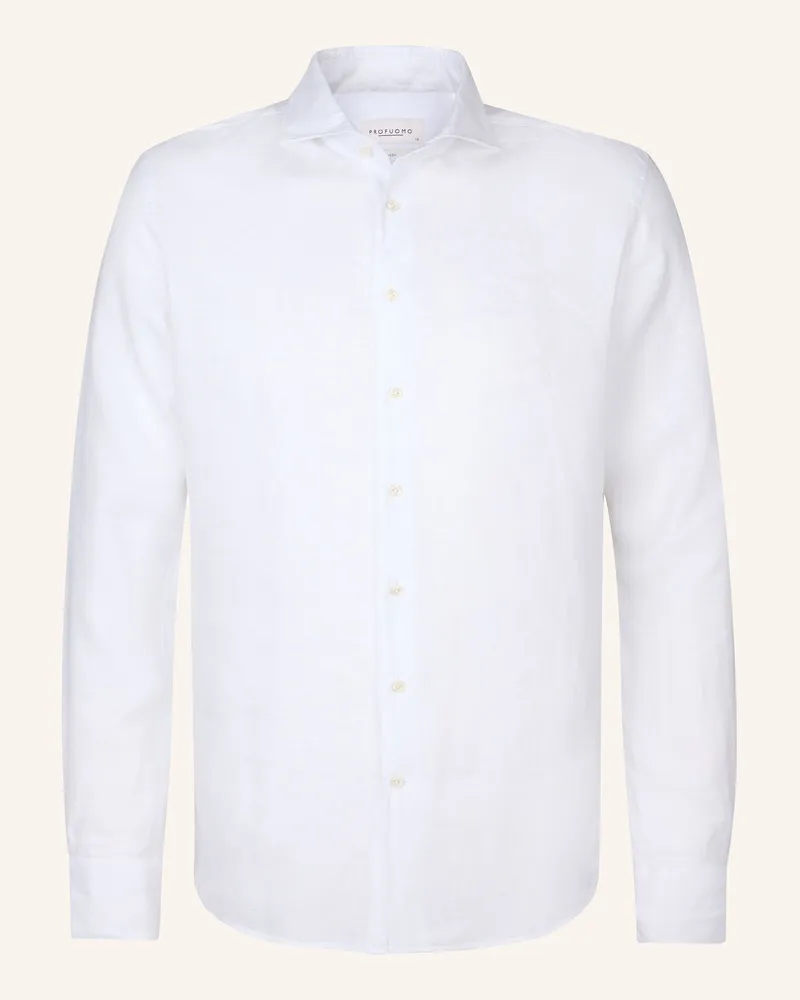 Profuomo Hemd weiss Weiss