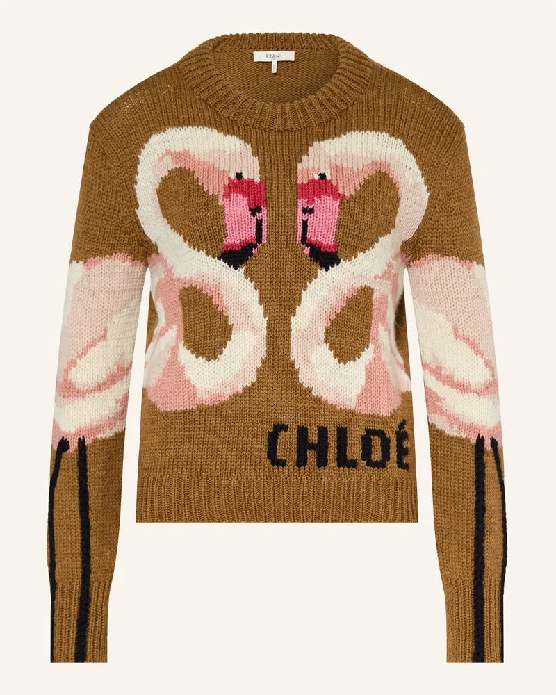 Chloé Pullover braun Camel